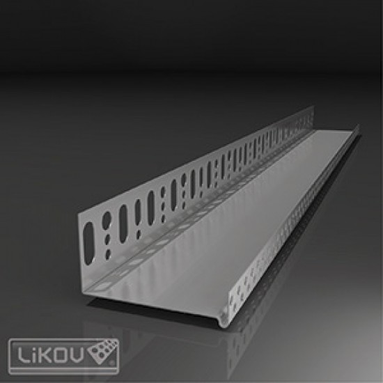 Profil soclu aluminiu 0,8mm 15cm 2,5m/buc