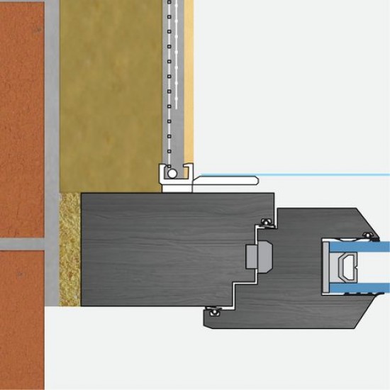 Profil PVC ferestre şi uşi cu plasa, 1,6m/buc, 30buc/cutie