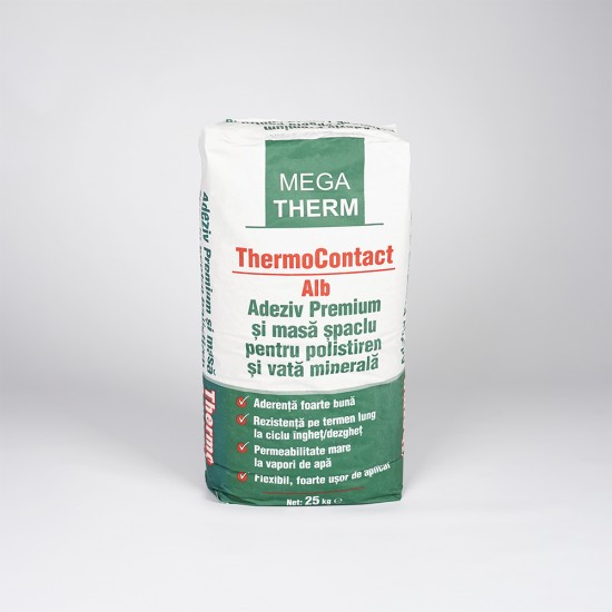 Thermocontact Adeziv Premium ALB pentru termoizolatii 25kg